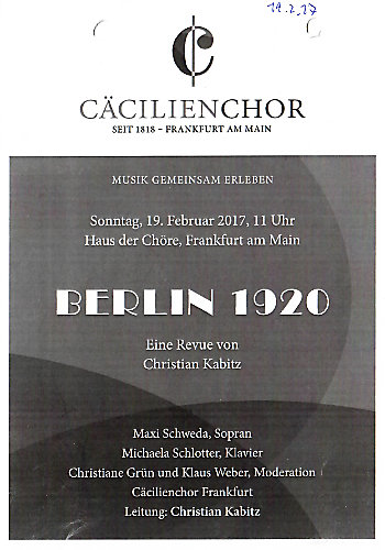 Vorschaubild für Programm: „Berlin 1920“