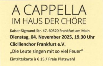 Vorschaubild für Programm: „Die Leute singen mit so viel Feuer…“