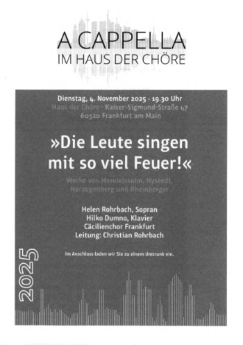 Vorschaubild für Programm: „Die Leute singen mit so viel Feuer…“