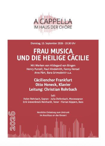 Vorschaubild für Programm: Frau Musica und die heilige Cäcilie