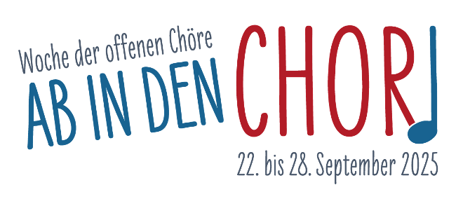 Ab in den Chor! Woche der offenen Chöre 22.-28.9.2025